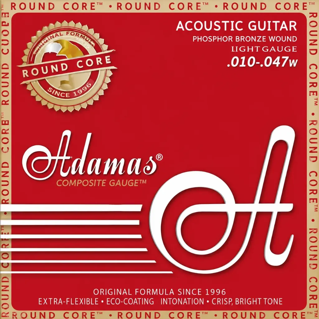 [664609] Adamas 664609 Light Encordadura para Guitarra Electroacústica 12 Cuerdas .010 - .047w