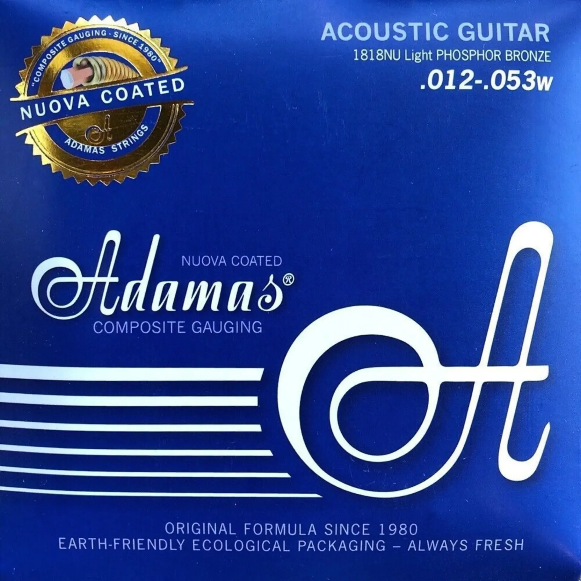 [664650] Adamas 664650 Light Encordadura para Guitarra Electroacústica .012 - .053w