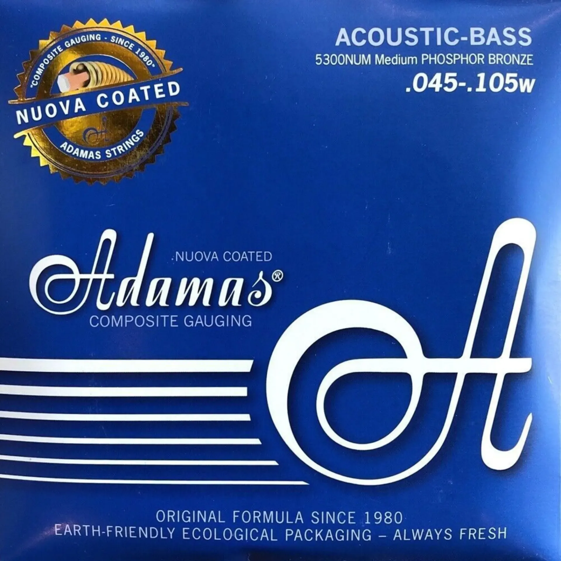 [669615] Adamas 669615 Medium Encordadura para Bajo Electroacústico 4 Cuerdas .045 - .105w