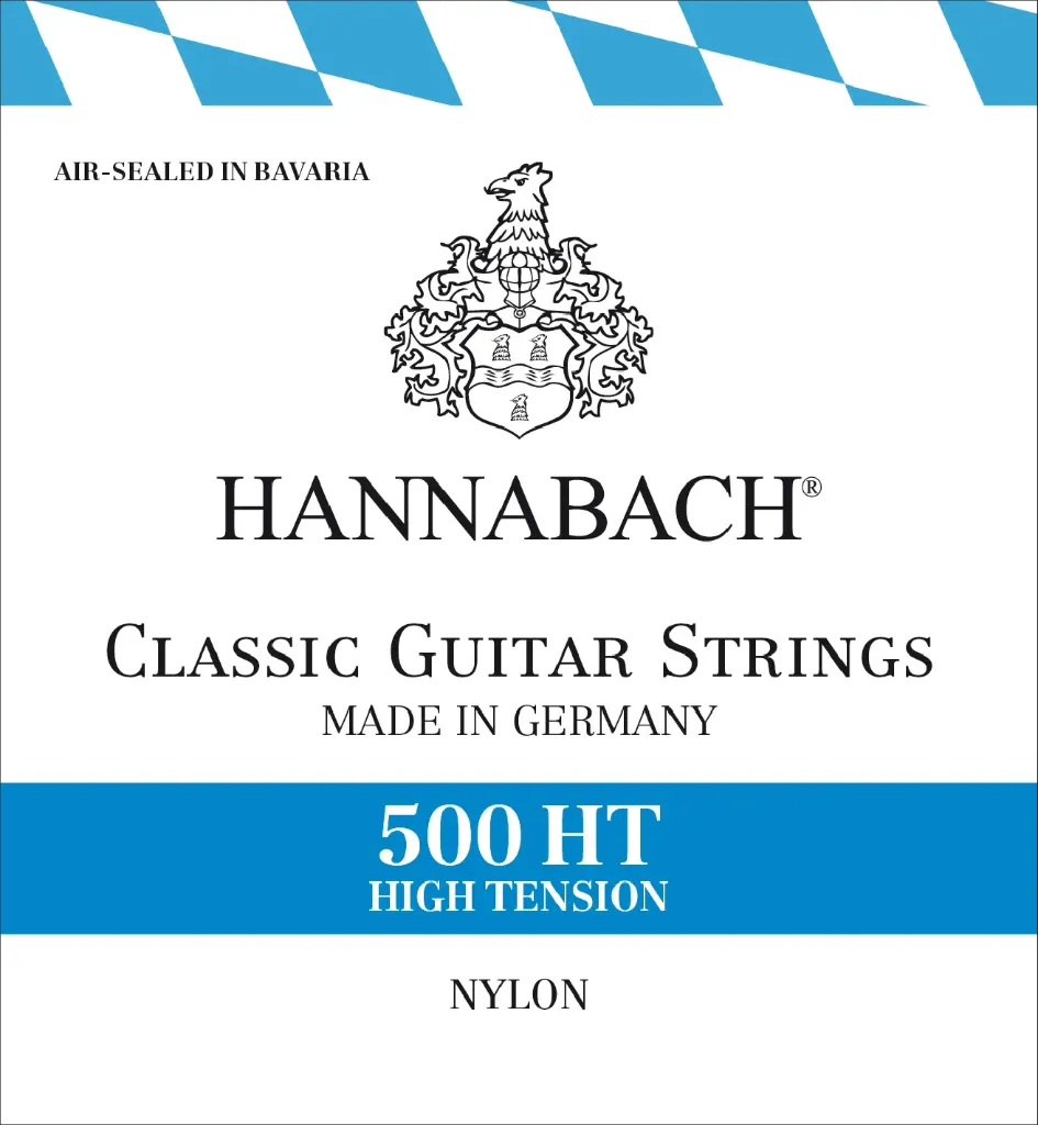 [500HT] Hannabach 500HT Encordadura para Guitarra Clásica Tensión Alta