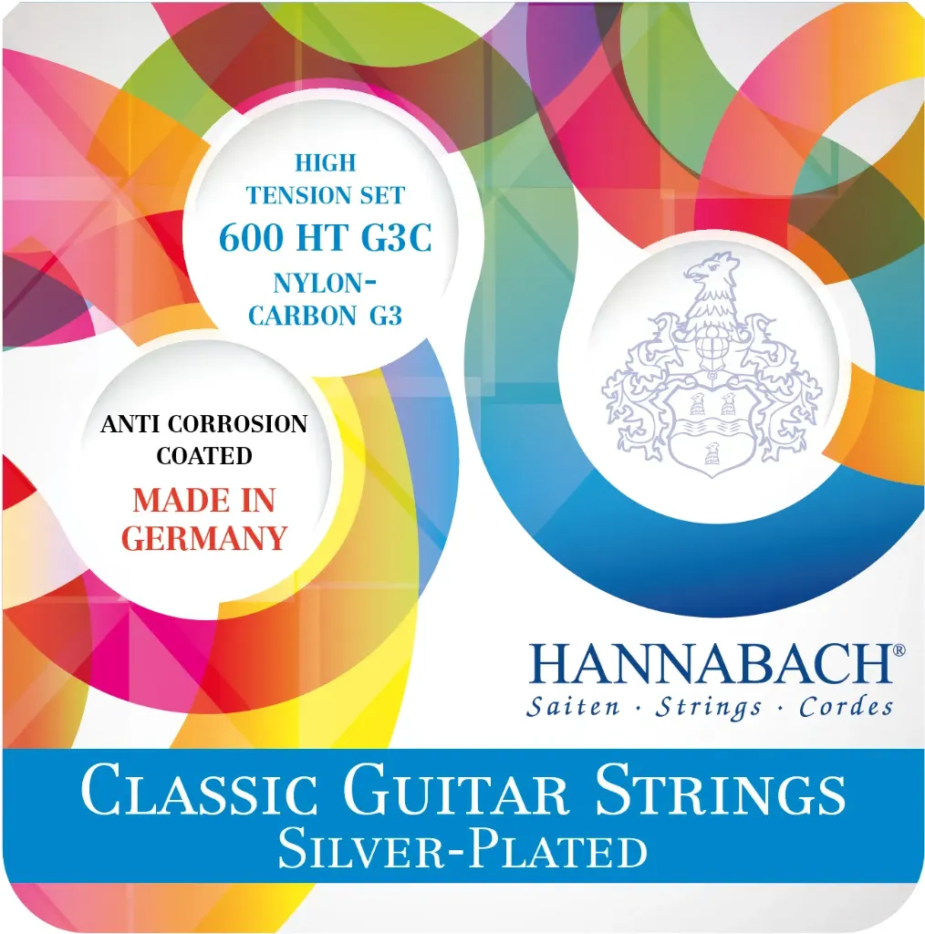 [600HTG3C] Hannabach 600HTG3C Encordadura para Guitarra Clásica Tensión Alta