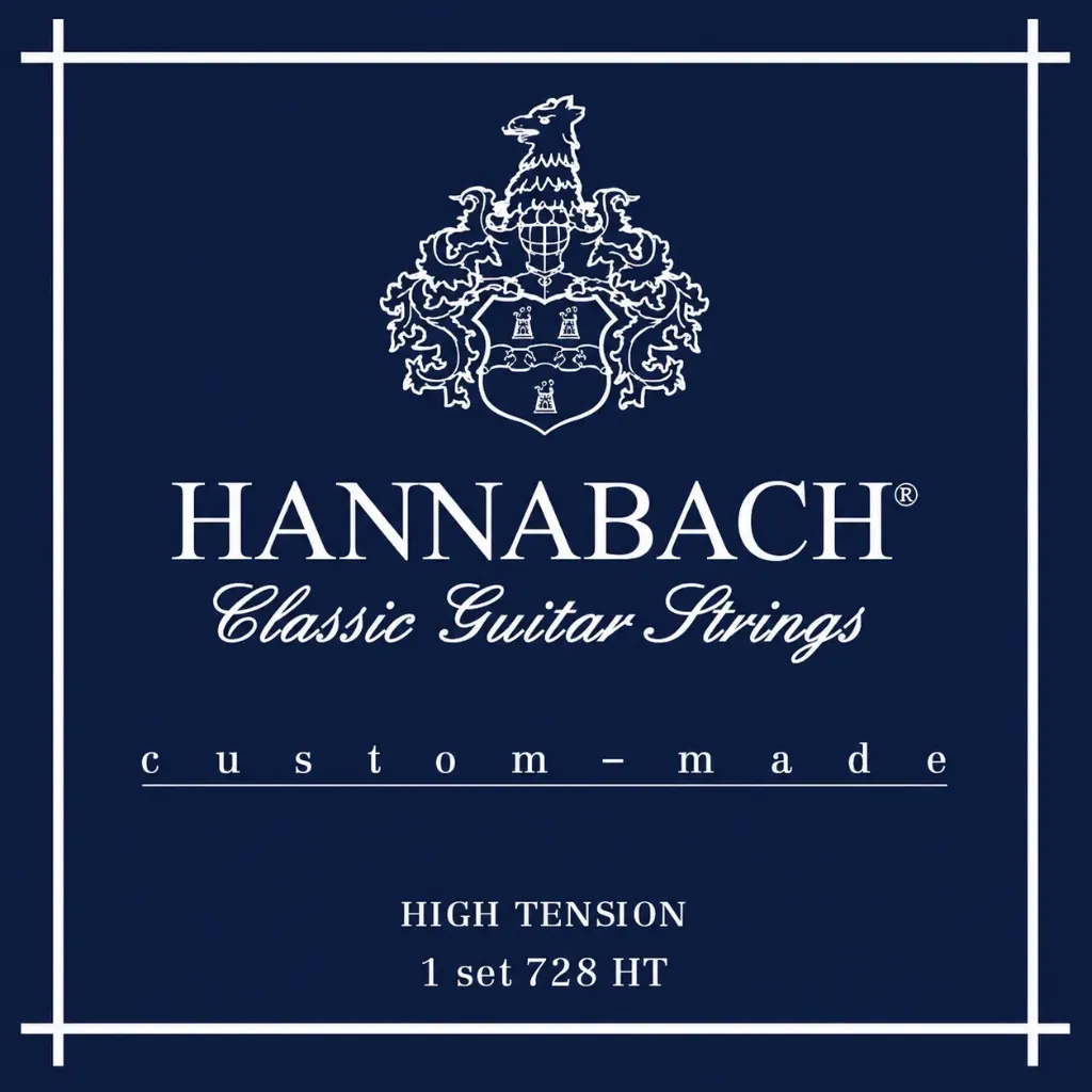 [728HT] Hannabach 728HT Custom-Made Encordadura para Guitarra Clásica Tensión Alta