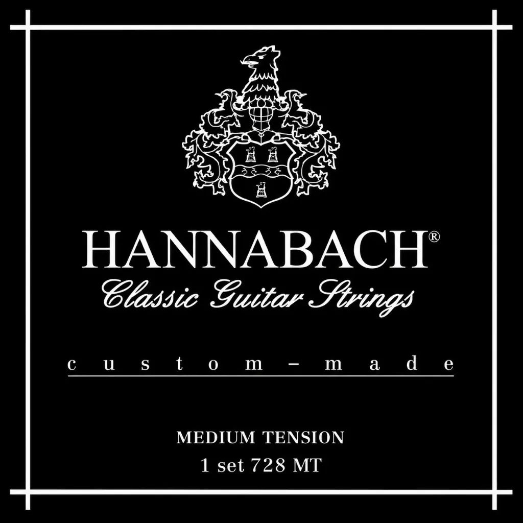 [728MT] Hannabach 728MT Custom-Made Encordadura para Guitarra Clásica Tensión Media