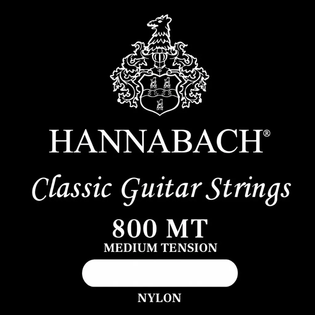 [800MT] Hannabach 800MT Encordadura para Guitarra Clásica Tensión Media