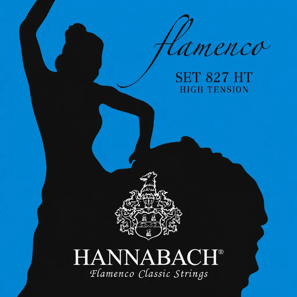 [827HT] Hannabach 827HT Flamenco Classic Encordadura para Guitarra Flamenca Tensión Alta