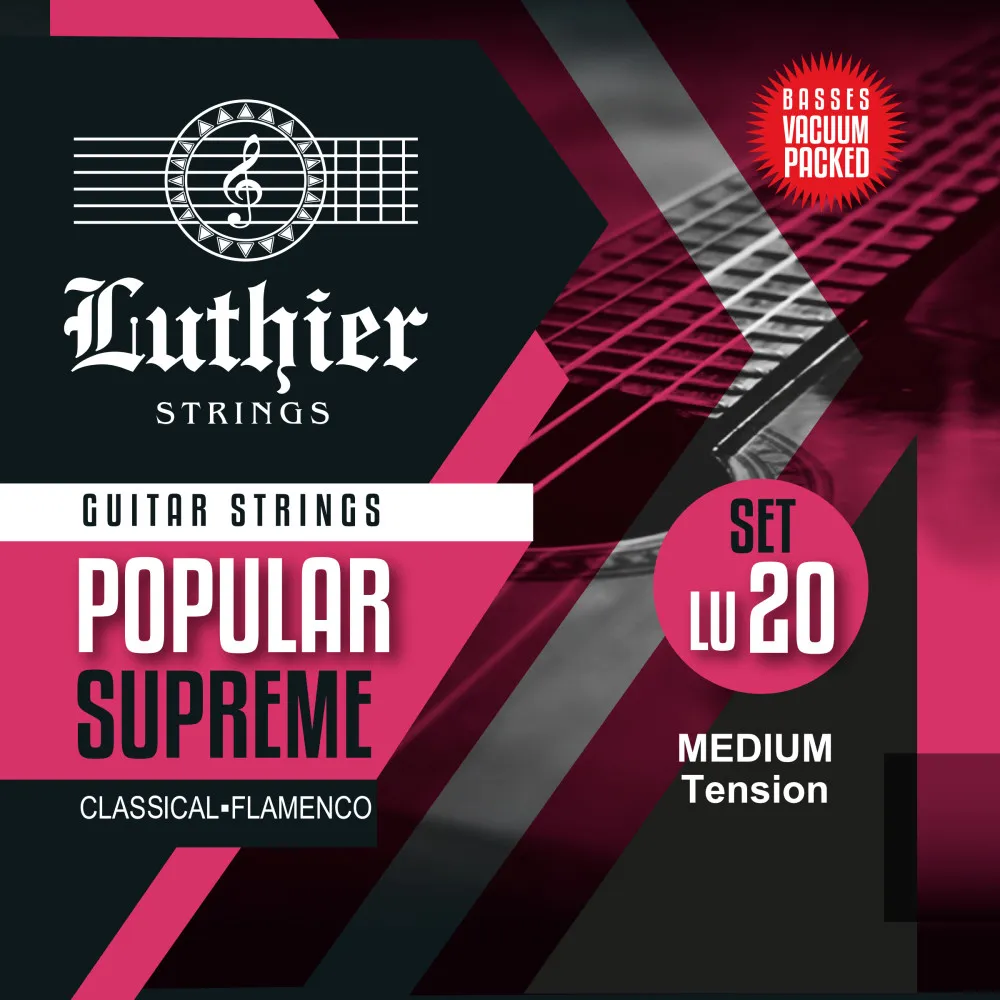 Luthier LU20 Popular Supreme Encordadura para Guitarra Clásica y Flamenca Tensión Media