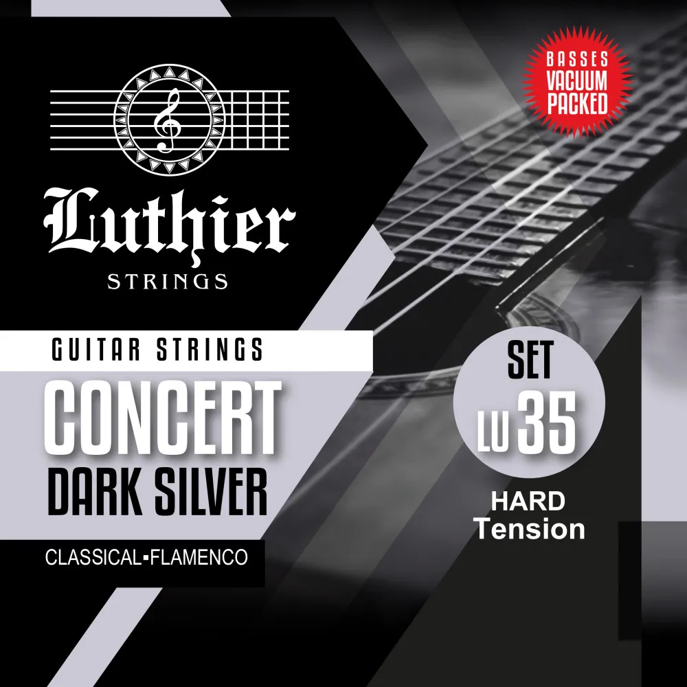 Luthier LU35 Concert Dark Silver Encordadura para Guitarra Clásica y Flamenca Tensión Media Alta