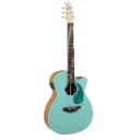 Applause AEO69T Jump OM Electro Cut Guitarra Electroacústica Celeste