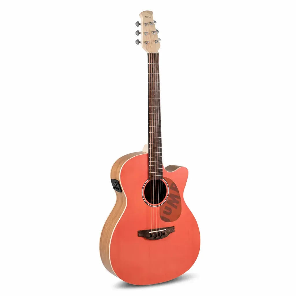 Applause AEO69O Jump OM Electro Cut Guitarra Electroacústica Peach