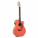 Applause AEO69O Jump OM Electro Cut Guitarra Electroacústica Peach