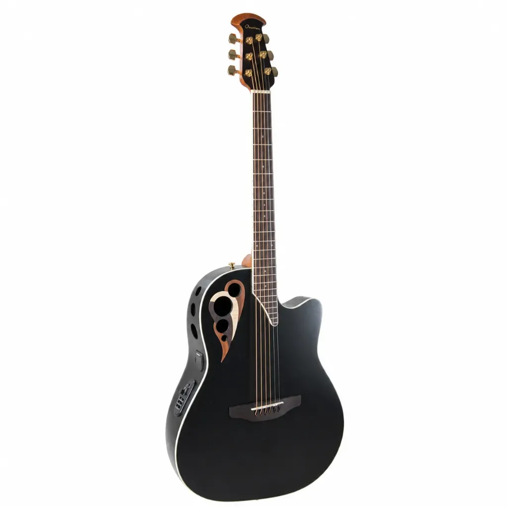 Ovation CDX405G Celebrity Elite Deluxe Guitarra Electroacústica Black Satin