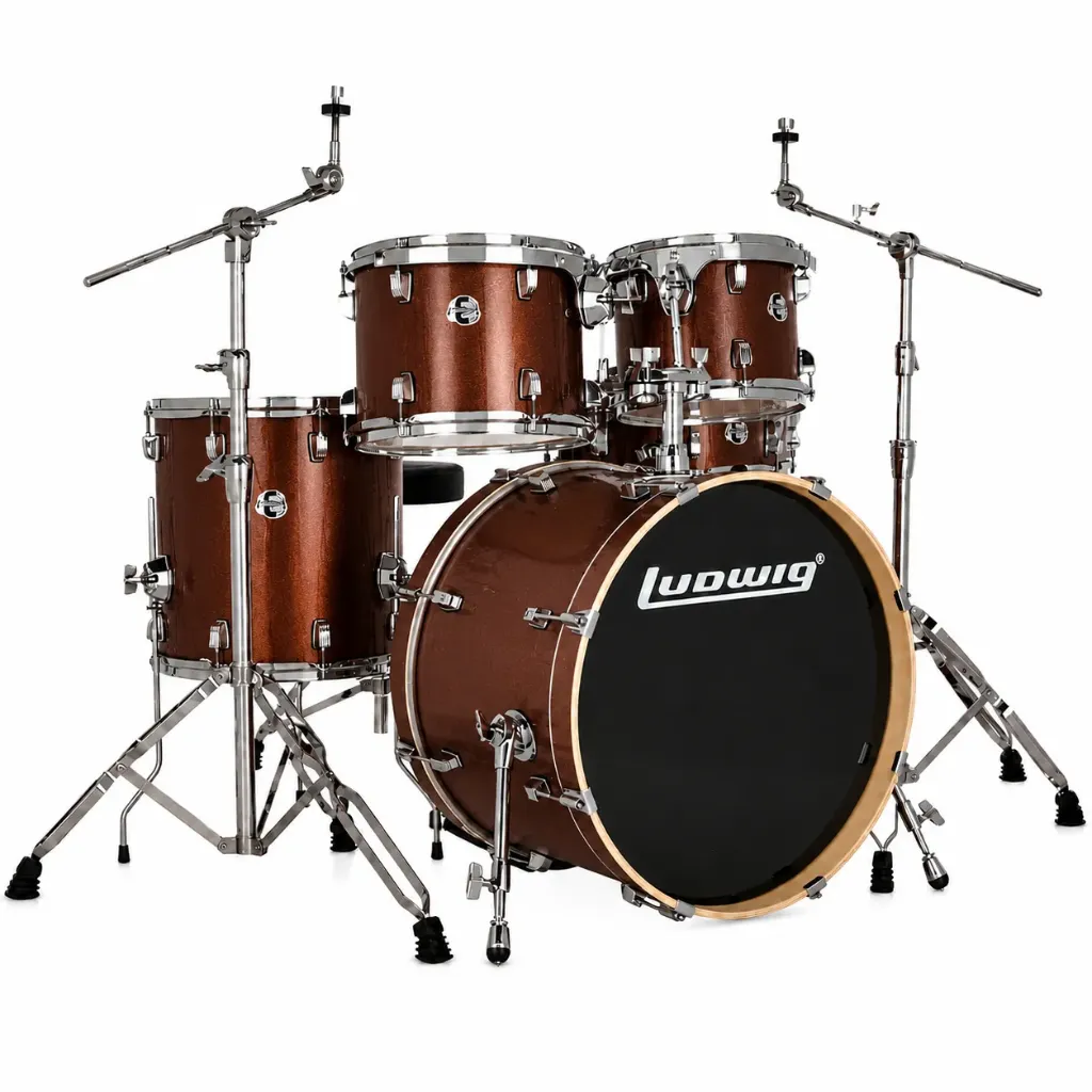 Ludwig LE522024 Evolution Batería Acústica 5 Piezas Copper