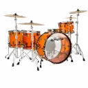 Ludwig L8264LX47 Vistalite Zep Set Batería Acústica 5 Piezas Ámbar