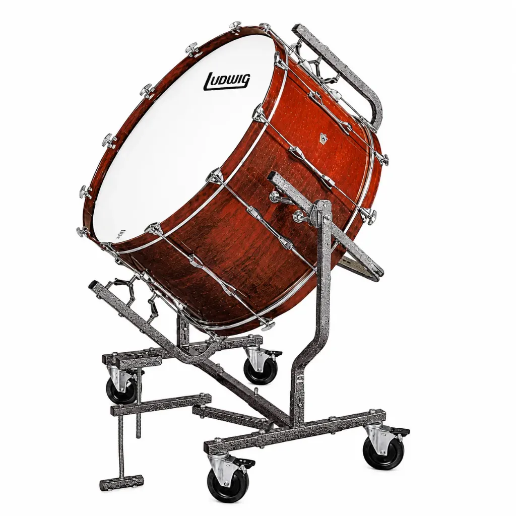 Ludwig LECB86X8M Bombo de Concierto 36" x 16" Laqueado Caoba con Atril Todo Terreno