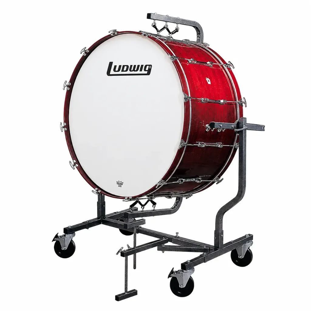[LECB32X8M] Ludwig LECB32X8M Bombo de Concierto 32" x 16" Laqueado Caoba con Atril Todo Terreno Suspendido