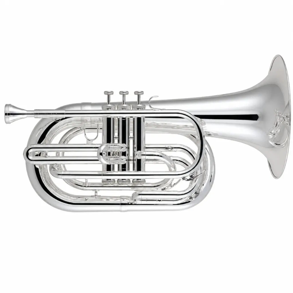 [KMB412S] King KMB412S Barítono de Marcha Plateado con Boquilla King KEU