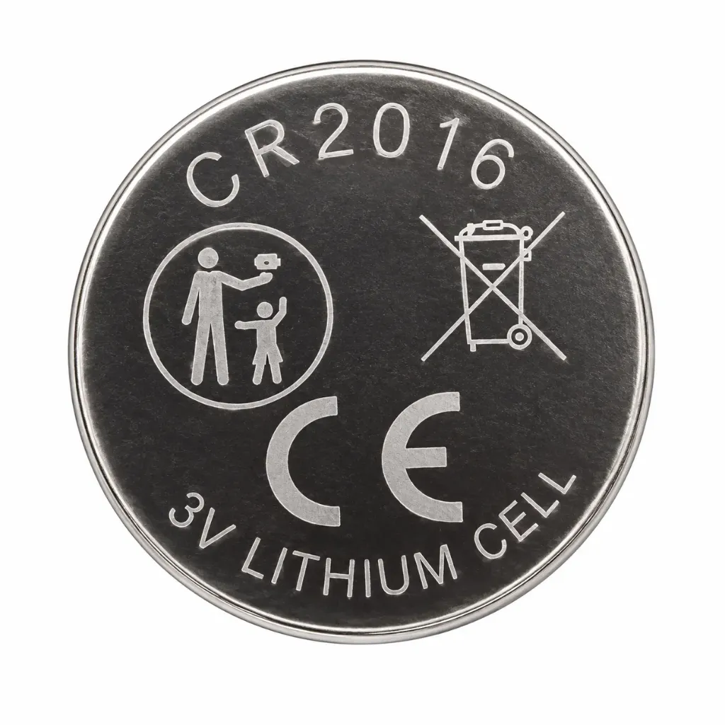 CR2016 Pila de Litio Tipo Botón 3V
