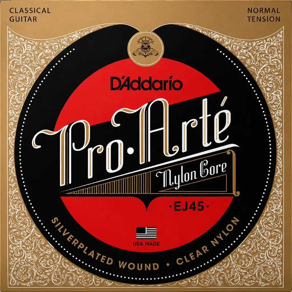 [EJ45] D’Addario EJ45 Pro-Arté Encordadura de Nylon para Guitarra Clásica Tensión Normal