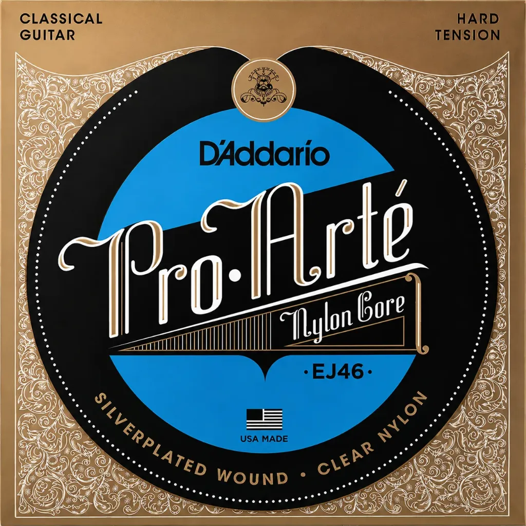 D’Addario EJ46 Pro-Arté Encordadura de Nylon para Guitarra Clásica Tensión Alta