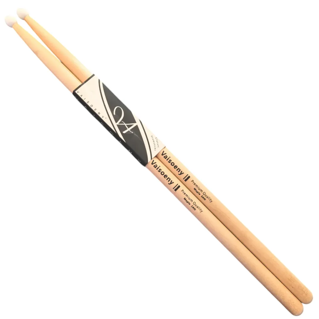 Music Drums BQ015 Baquetas 5BN de Madera de Roble con Punta de Nylon