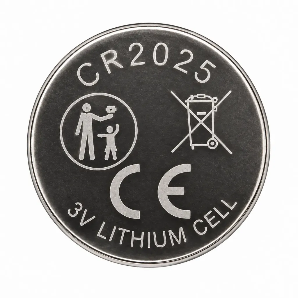 CR2025 Pila de Litio Tipo Botón 3V