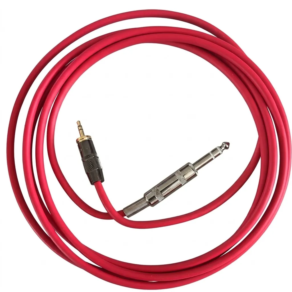 [CMPSPS5BLU] CMPSPS5 Cable Estereo TRS de Plug 3.5mm a Plug  6.3mm de 5 Metros (Azul)