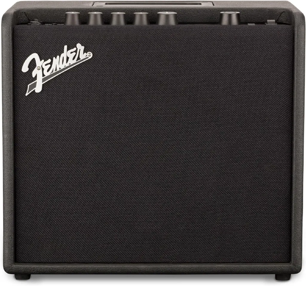 [LT25] Fender Mustang LT25 Amplificador para Guitarra Eléctrica 25 W con 30 Efectos Preestablecidos Negro