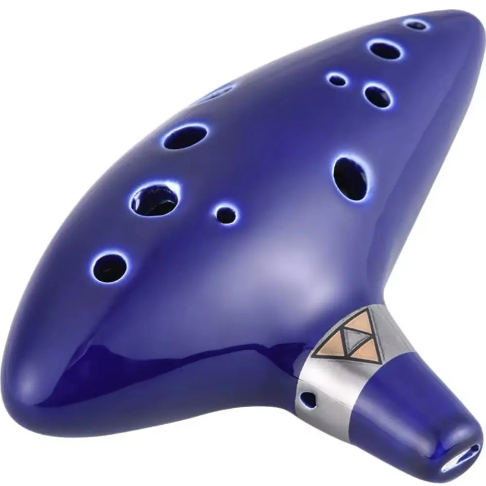Ocarina OCRNBLU de 12 Agujeros Profesional de Cerámica