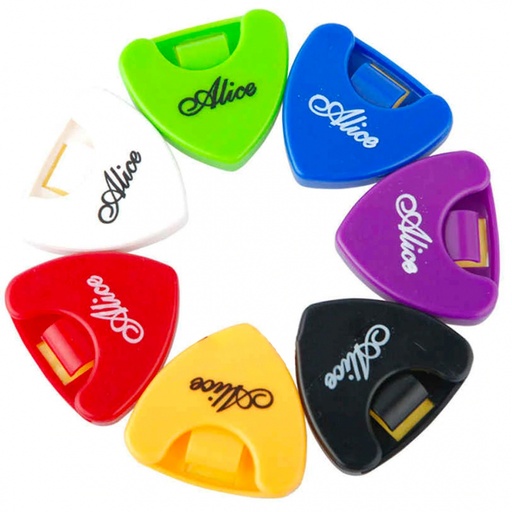 [A010A] Alice A010A Porta Púas Para Guitarra Triangular Por Pieza