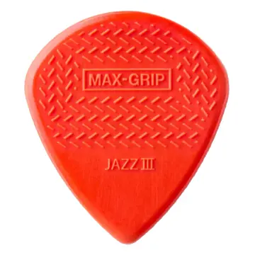 [471R3N] Dunlop 471R3N Espiga Max Grip Jazz III Nylon 3.00 mm Roja
