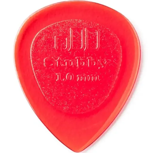 [474R10] Dunlop 474R10 Espiga Dunlop Stubby Jazz 1.0 mm milímetro Roja