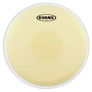 [EC1250E] Evans EC1250E Parche 12 Pulgadas Para Conga Una Capa Blanco Sintético