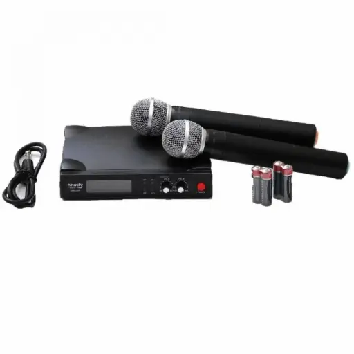 [KMIC6XP] Krack KMIC6XP Micrófono Inalámbrico Doble De Mano Con Estuche