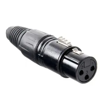 [KNONFS] Krack KNONFS Canon XLR Hembra Negro