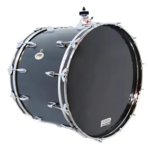 [CAS22BK] Power Beat CAS22BK Tambora de 22 Pulgadas Negra Brillante Con Baquetón