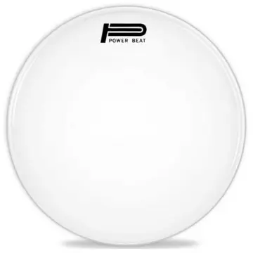 [UK0212BA] Power Beat UK0212BA Parche 12 Pulgadas Blanco Liso