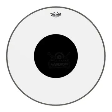 [CS031610] Remo CS031610 Parche 16 Pulgadas Transparente Centro Negro Controlled Sound 
