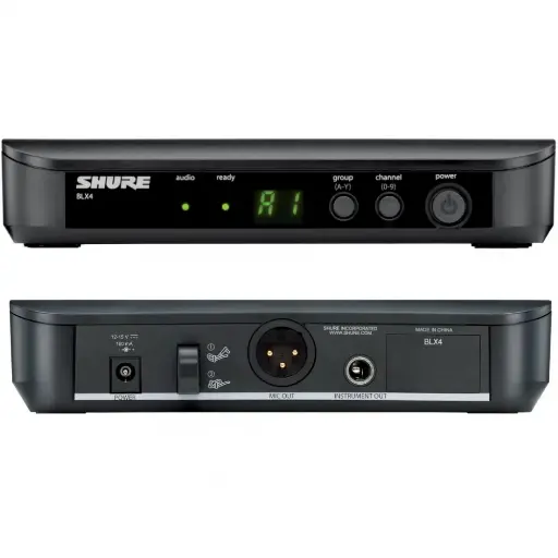 [BLX4] Shure BLX4 Receptor Inalámbrico Diversity Con Antenas De 1/4 Onda