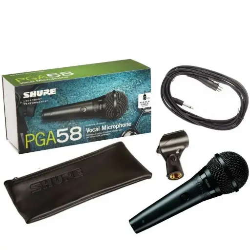 [PGA58XLR] Shure PGA58XLR Micrófono Vocal Dinámico Cardioide