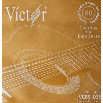 [VCBS036] Victor VCBS036 Segunda Cuerda Para Bajo Sexto de Acero 