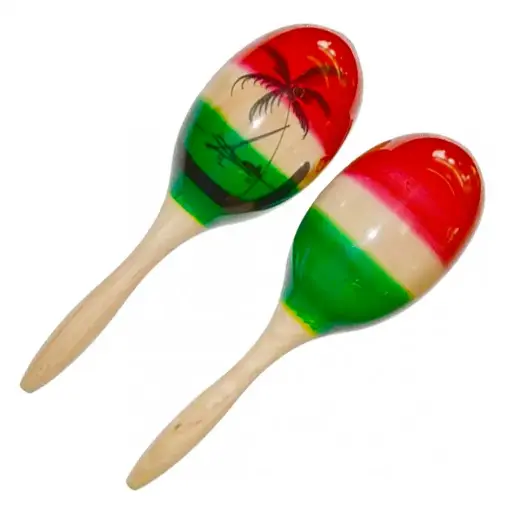 [EC31T] El Cometa EC31T Maracas El Cometa Aile Oval Grande Tricolor