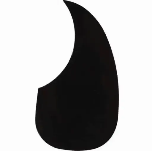 [GPG001] Only Music GPG001 Mica Golpeadora Para Guitarra en Forma de Gota Chica Negra