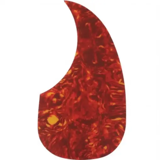 [GPG006] Only Music GPG006 Mica Golpeadora Para Guitarra en Forma de Gota Chica Rojo Carey