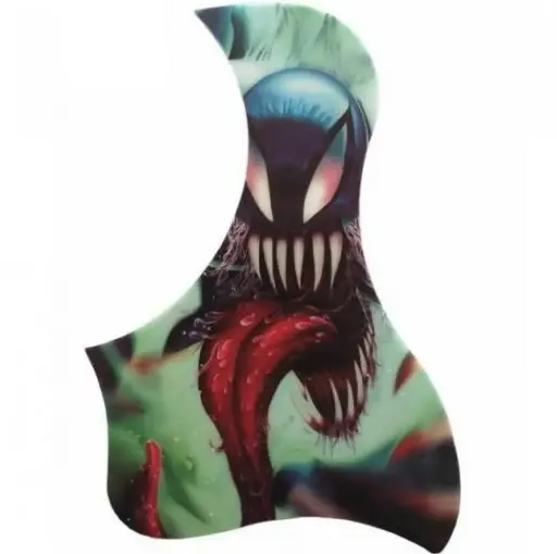 [GPG025] Only Music GPG025 Mica Golpeadora para Guitarra en Forma de Bota con Estampado de Venom