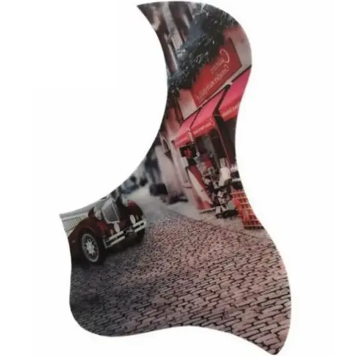 [GPG030] Only Music GPG030 Mica Golpeadora para Guitarra en Forma de Bota con Estampado de Calle