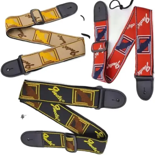 Fender THA003 Tahalí Para Guitarra y Bajo Bordado