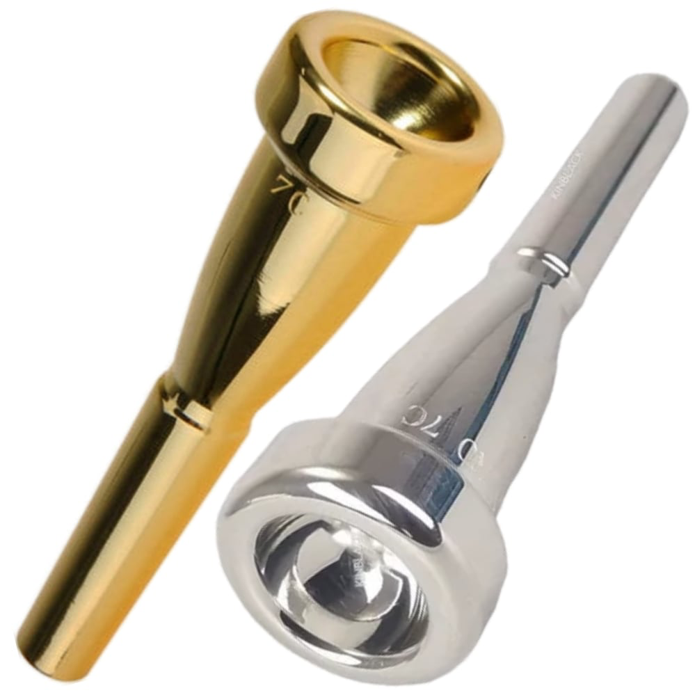 Boccaglio Placcato Argento Per Tromba Bach 1C Megatone Bocchino Per