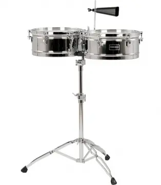 [FSTB1314] Gon Bops FSTB1314 Timbales Fiesta 13 y 14 Pulgadas Cromados