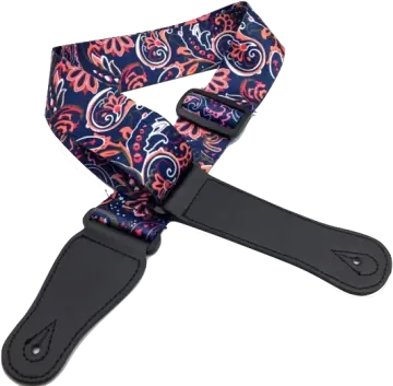 Only Music THA013 Tahalí Para Guitarra Estampado Elegante