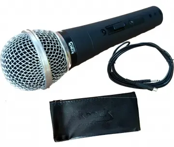 [KMIC58] Krack KMIC58 Micrófono De Mano Cardiode Con Cable Con Interruptor